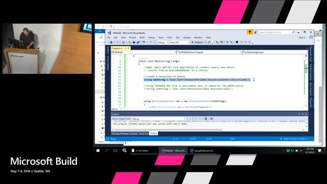 Introducing the Oracle Data Provider for .NET Core : Build 2018 смотреть онлайн