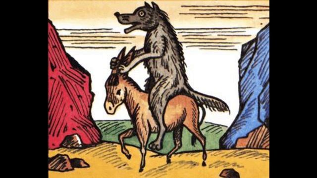 Волк и осел.Сказка. смотреть онлайн