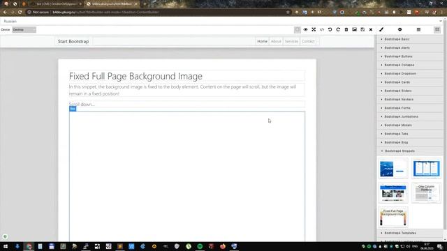 Bootstrap 4 Page Builder - RainLab Translate language suffixes for partials and content смотреть онлайн