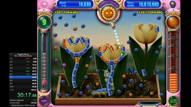 Peggle Deluxe NG+ Adventure Mode Speedrun: 1:00:15 смотреть онлайн