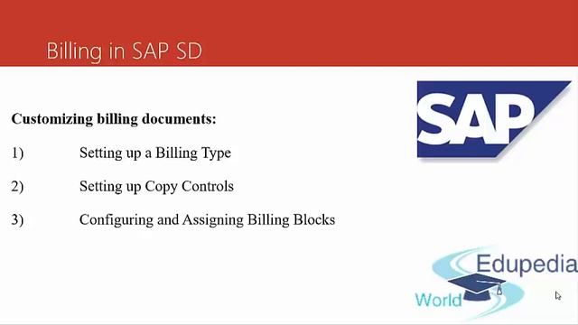 SAP SD | Billing Process in SAP | Major Billing Types | Customizing the Billing Documents- Part 1 смотреть онлайн