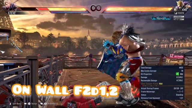 Tekken 8 King new wall carry Options (Guide) смотреть онлайн