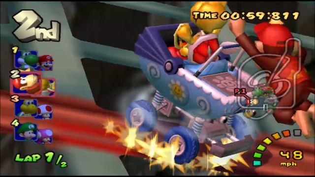 Mario Kart Double Dash!!: The AI dominates the All Cup Tour смотреть онлайн