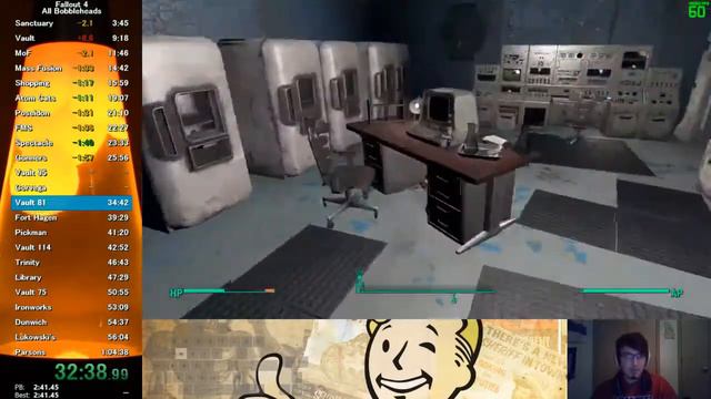 (Former World Record) Fallout 4 Speedrun in 58:35 IGT - All Bobbleheads смотреть онлайн