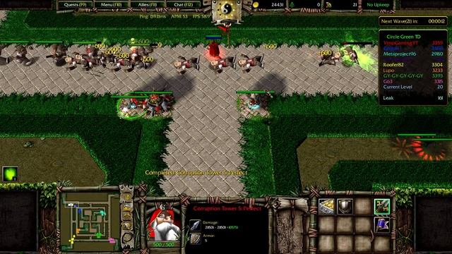 Warcraft 3 - Green Circle TD v.18.5 : WE FINISHED THE MAP! смотреть онлайн