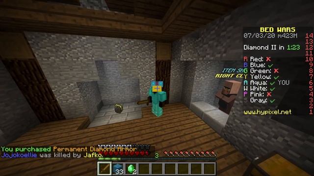 A Noob Minecraft Java Player Wins A HyPixel bedwars | Bedwars | HyPixel смотреть онлайн