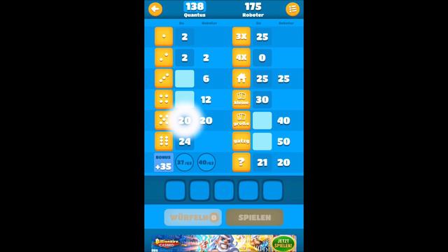 Ich stelle euch ein neues Spiel vor !! Yatzy klassisch Deutsch смотреть онлайн