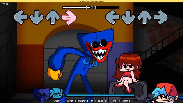 Мод Фрайдей Найт Фанкин на Хагги Вагги! 1 Фаза! Прохождение!#FunkyFriday#Game смотреть онлайн