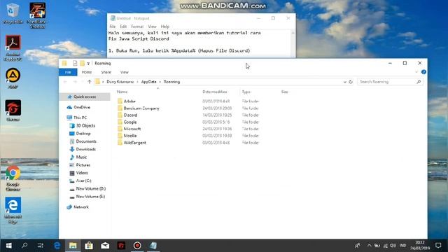 Cara memperbaiki Java Script Discord EROR | How to fix Java Script Discord EROR смотреть онлайн