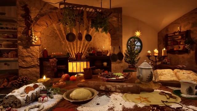 АТМОСФЕРА кухни Хоббита 1 ЧАС ? Потрескивание огня, звуки выпечки и многое другое для сна смотреть онлайн