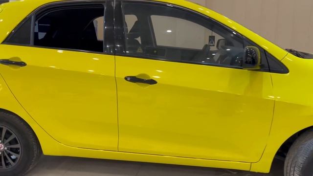 Black KIA Picanto Wrapped Into Yellow | PPF Wrapping | Car Care And Protection Studio смотреть онлайн