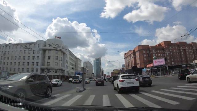 Novosibirsk - Roads city center - Russia / Новосибирск 4К смотреть онлайн