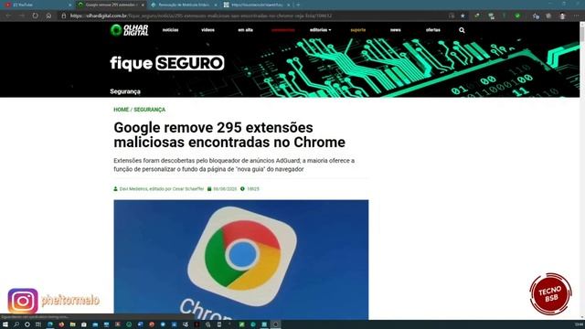 Google Chrome remove extensões maliciosas смотреть онлайн