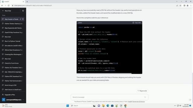 Python Pandas Skip reading header row but keep it and add it back when writing смотреть онлайн