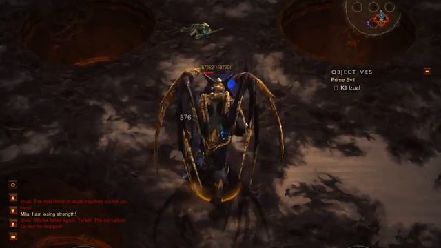 Diablo 3 Bosskill Izual on Nightmare смотреть онлайн