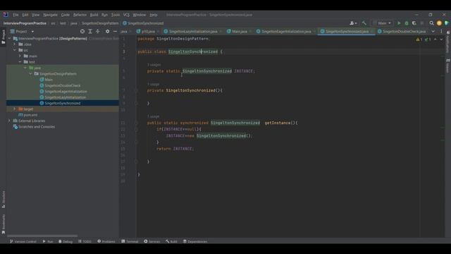 Lecture4: Thread Safe Singleton using Synchronized смотреть онлайн