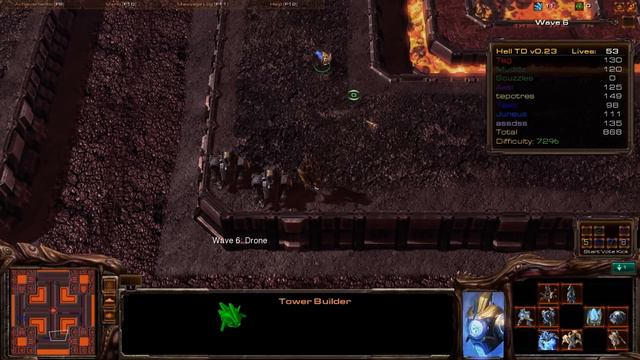 Starcraft 2: Hell TD (Tower Defense) HD смотреть онлайн