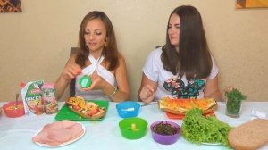 БУРГЕР Челлендж ИННА VS ЛЮДА / BURGER CHALLENGE У кого вкуснее