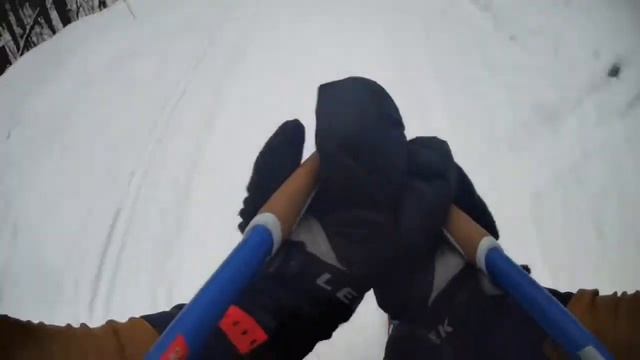 Где покататься на лыжах в Нижнем Новгороде, лыжная трасса на Анкудиновке, #самсебетренер #лыжи смотреть онлайн