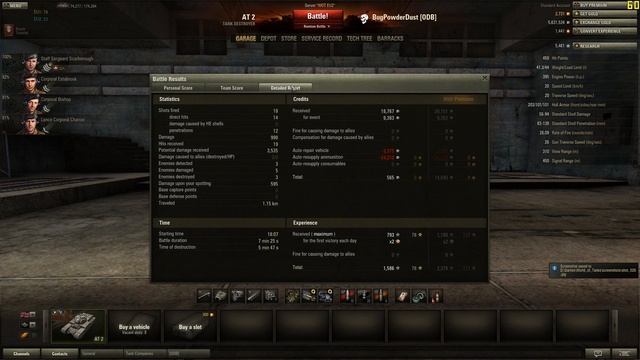 World of Tanks gameplay- AT2 Rolling Fortress смотреть онлайн