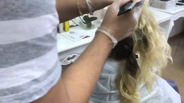 From blond to light brown. Из блонда в русый смотреть онлайн