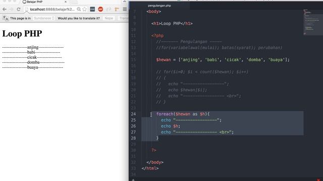 16 foreach untuk arrray смотреть онлайн