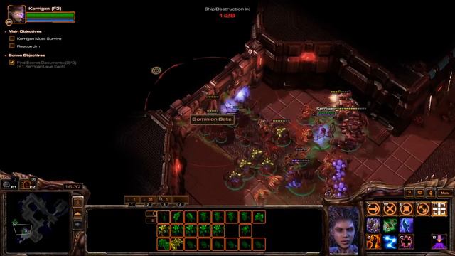 Starcraft 2: Hots Campaign (Hard) смотреть онлайн