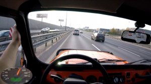 UAZ 469 Hunter - POV Test Drive. Road driving