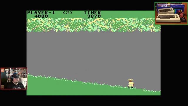 Jungle Hunt for Commodore 64 (via The C64) - game play смотреть онлайн