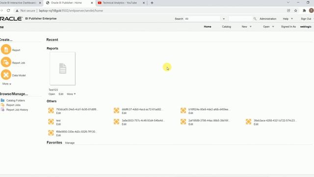 Oracle BI Publisher Report - Session 1 смотреть онлайн