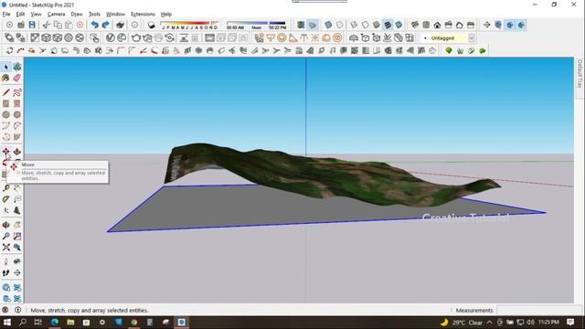 How To Generate A Contour Map With Sketchup From Google Map