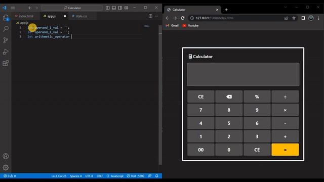 Creating a Calculator with HTML, CSS, JavaScript, jQuery and Bootstrap смотреть онлайн