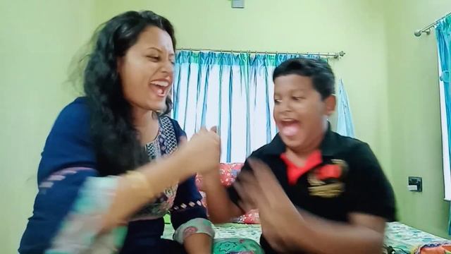 Ear pulling challenge with stone paper scissor game ?// fun video//Misti's Lifestyle смотреть онлайн