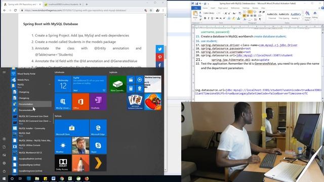 Spring Data, MVC With MySQL Database Full Course 2019 смотреть онлайн
