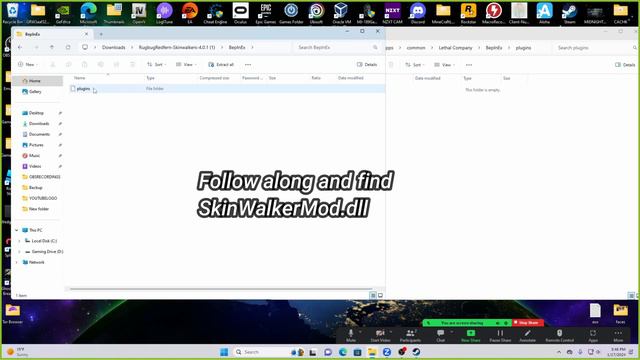 How to INSTALL SkinWalker MOD Lethal Company смотреть онлайн