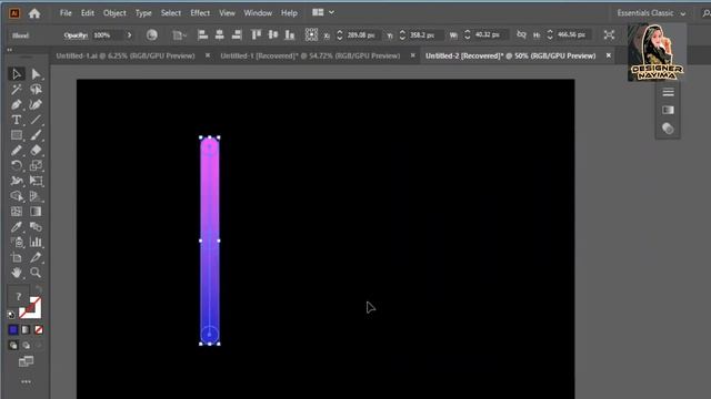 Use of #blend tool in #adobeillustrator смотреть онлайн