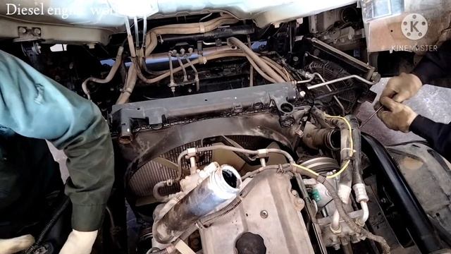 rediator leak solve isuzu npr truck (dyna смотреть онлайн