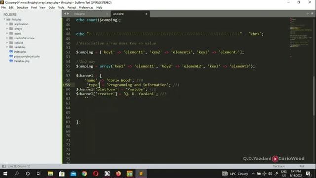 What is Associative Arrays in PHP | Coriowood смотреть онлайн