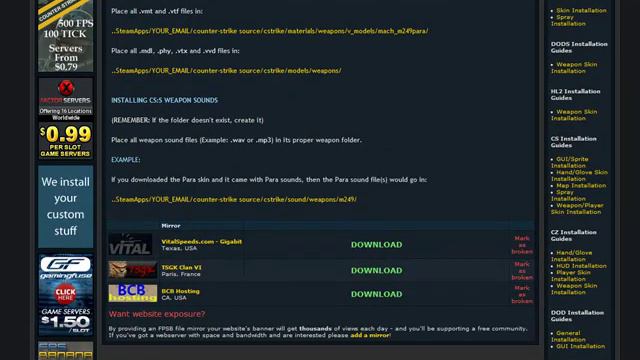 How-To install skin on Counter Strike: Source смотреть онлайн