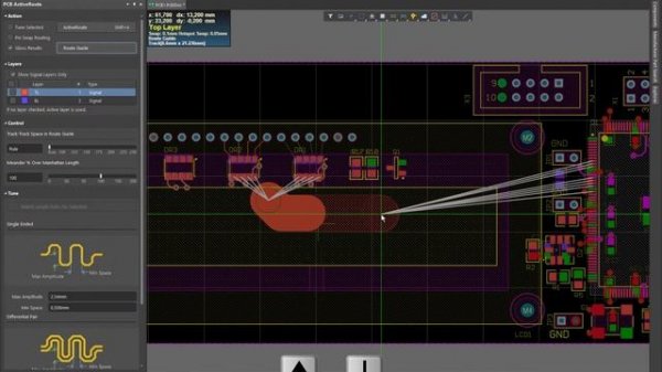 Altium Designer. Трассировка печатной платы (Урок 14)