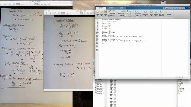 17) MATLAB solution to Calculate Concentration, Pressure Drop, and Reaction Rate in PBR смотреть онлайн