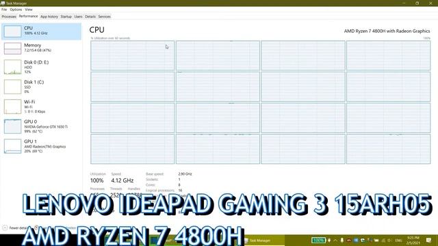 RENDERING THREE HEVC 4K VIDEOS USING SHOTCUT IN WINDOWS 10 (LENOVO IDEAPAD GAMING 3, RYZEN 7 4800H) смотреть онлайн