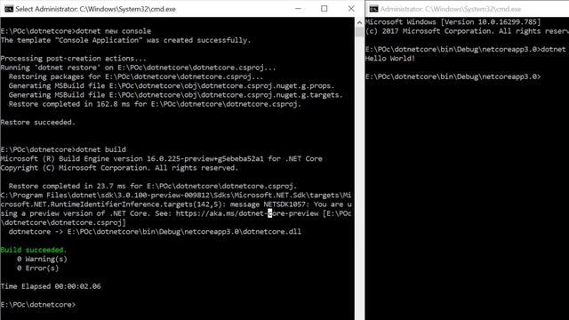(#5) .NET Core command-line interface (CLI) tools | .NET Core 3.0 tutorial смотреть онлайн