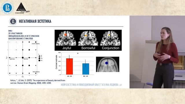 Лекция Татьяны Ледневой "Не красотой единой: нейроэстетика и повседневный опыт" (ВШЭ) смотреть онлайн