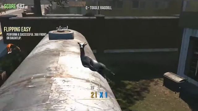 Обзор игры Goat Simulator смотреть онлайн