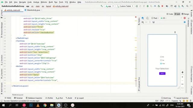 How to use Radio Buttons & Radio Group in Android Studio . смотреть онлайн