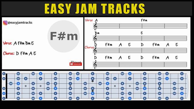 Hard Rock Backing Track in A Major - Easy Jam Tracks смотреть онлайн