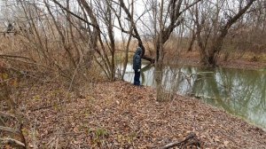 Ловля рыбы с помощью остроги.