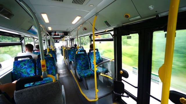 Sweden, Stockholm, ride with bus no 704 from Prostvägen to Huddinge Station смотреть онлайн