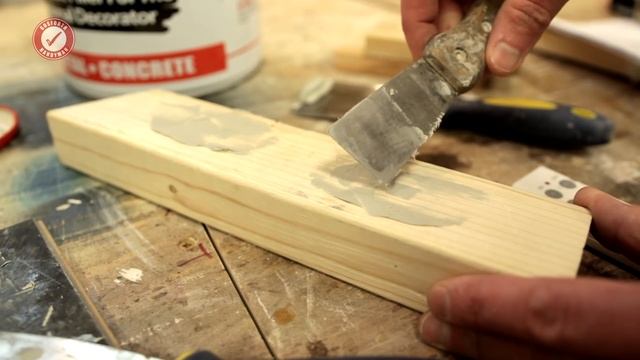 How To Fill Wood With 2 PART FILLER!